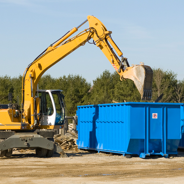 how many times can i have a residential dumpster rental emptied in Pine Grove Michigan